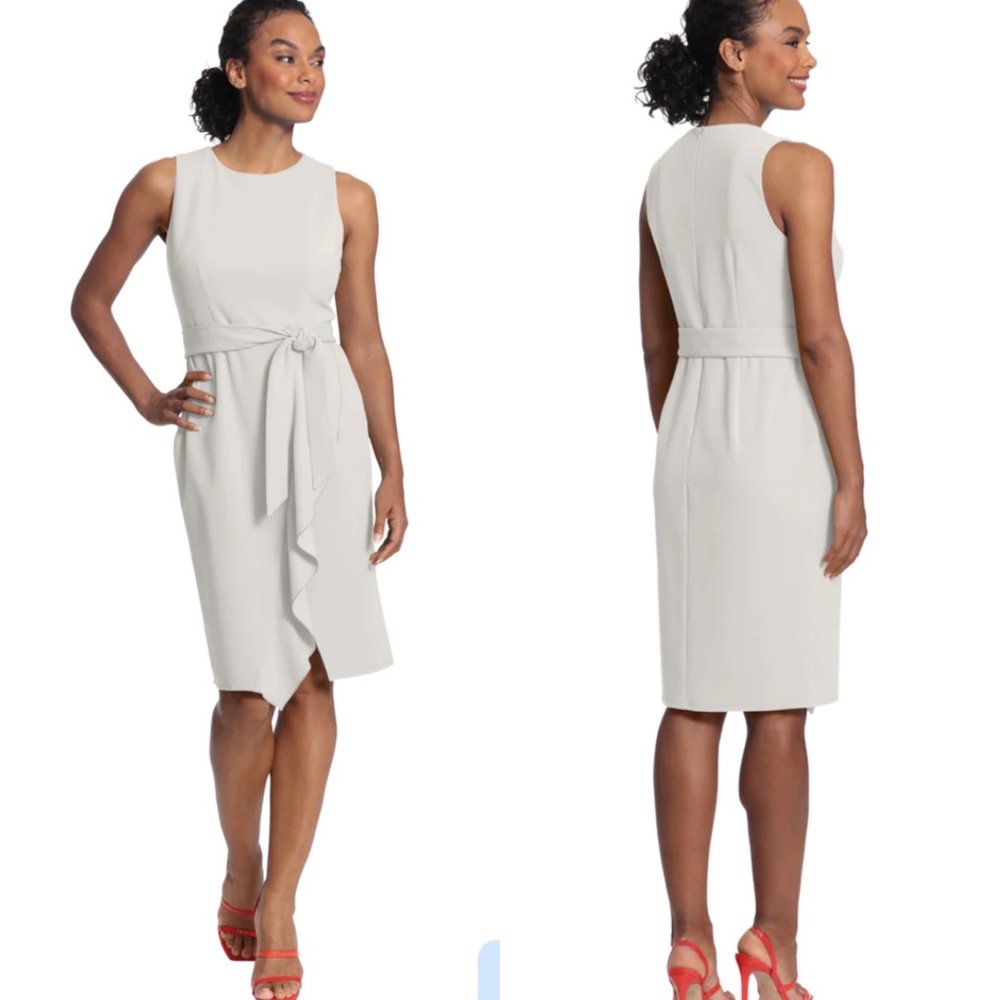 New Donna Morgan Katy’s white dress size 10